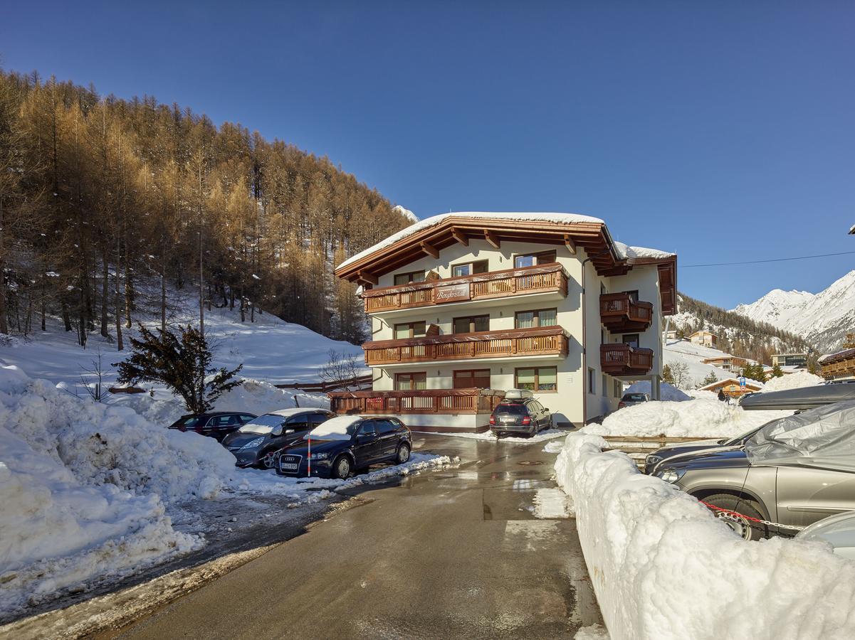 Appartement Gaestehaus Bergkristall Solden Bagian luar foto